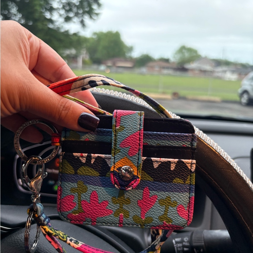 Colorful Floral Card Holder